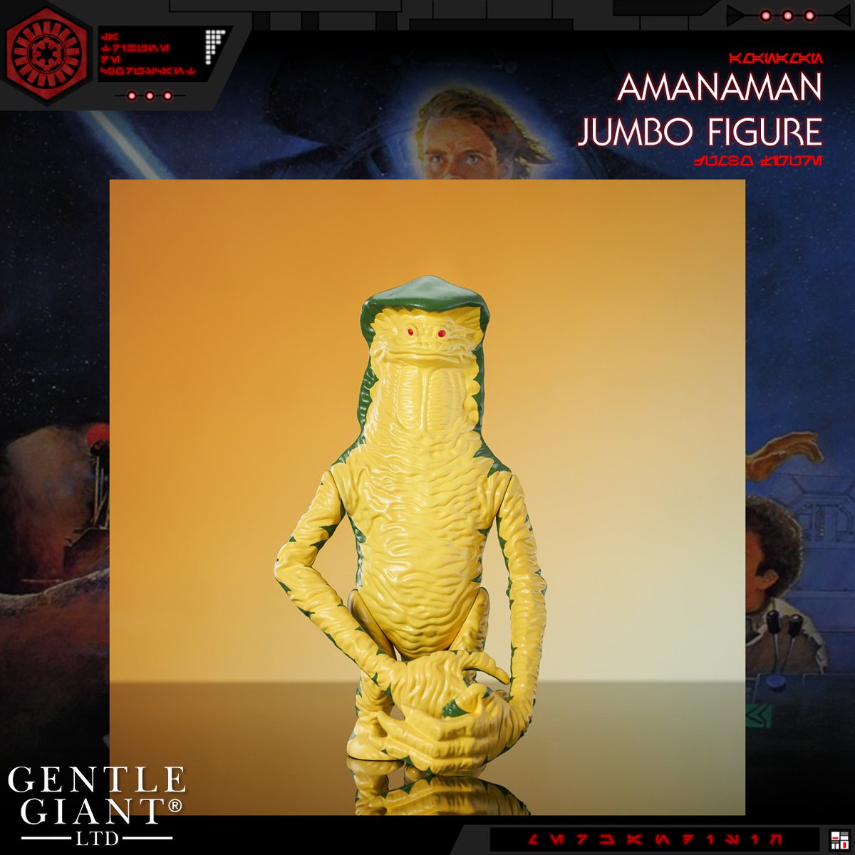 𝐆𝐄𝐍𝐓𝐋𝐄 𝐆𝐈𝐀𝐍𝐓

Gentle Giant présente sa nouvelle figurine Jumbo d'Amanaman du Retour du Jedi pour le Star Wars Day.

Cette figurine est disponible en précommande à 99$.

#LaTribunedeCoruscant #GentleGiant #Amanaman #LeRetourduJedi