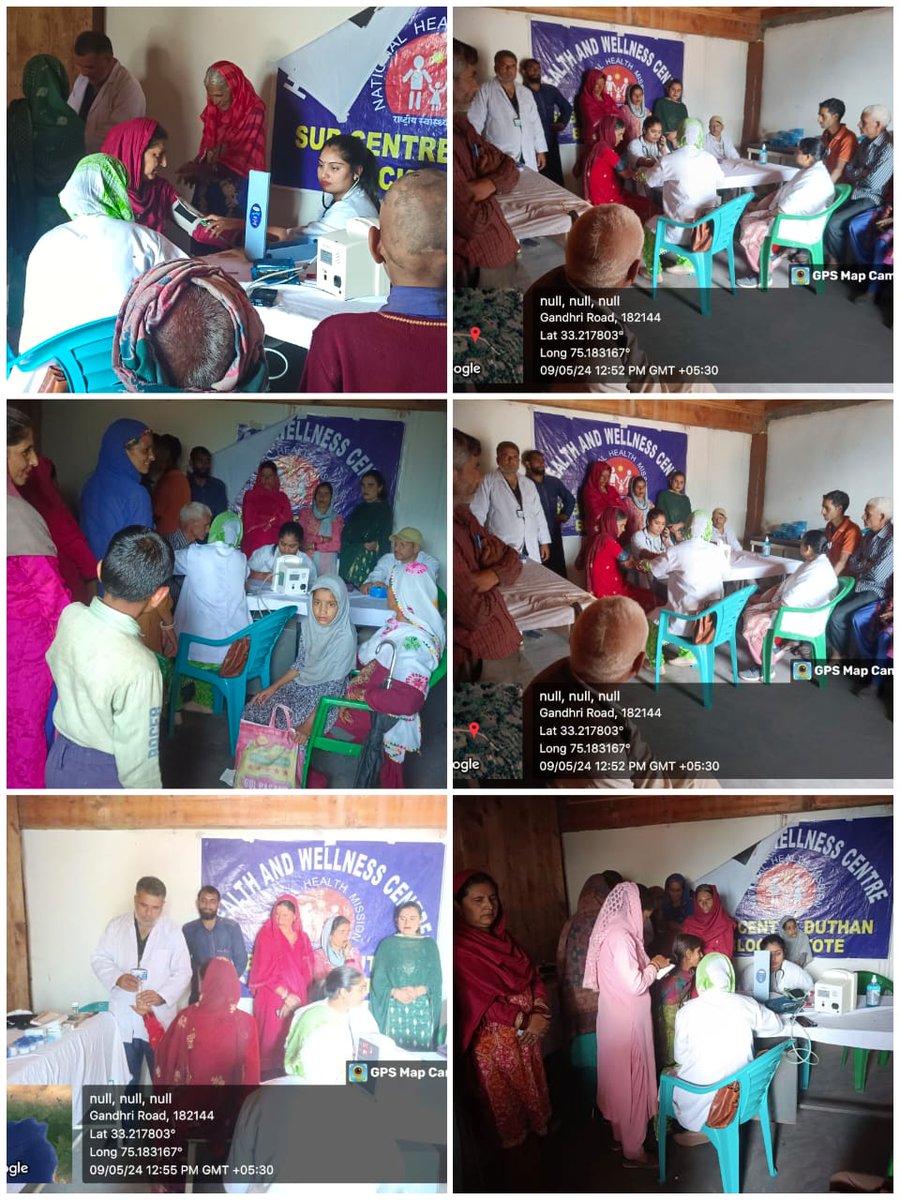 Ramban Admin steps up to support locals amidst road disruption! A free medical camp in Village Duthan provided essential healthcare services to people of  areas affected by land subsidence at Pernote. Kudos to Health Department & dedicated medical team for their invaluable