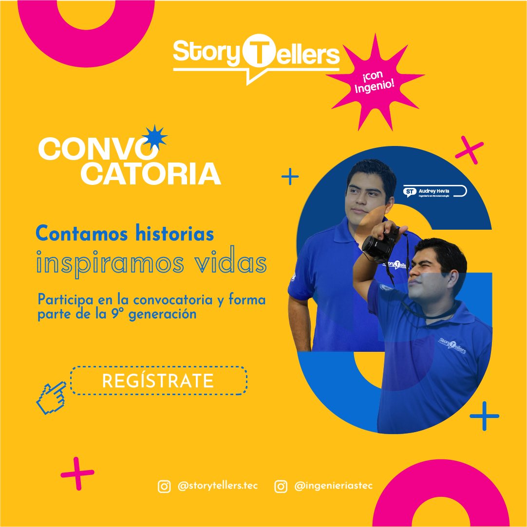 Forma parte de la nueva generación de storytellers con ingenio. 💡Buscamos estudiantes de ingeniería o ciencias comprometidos, creativos y responsables. Tú puedes formar parte del contenido en redes sociales y eventos de la EIC. Regístrate: forms.gle/MYgL23c3GnuLJQ… #yoingenio