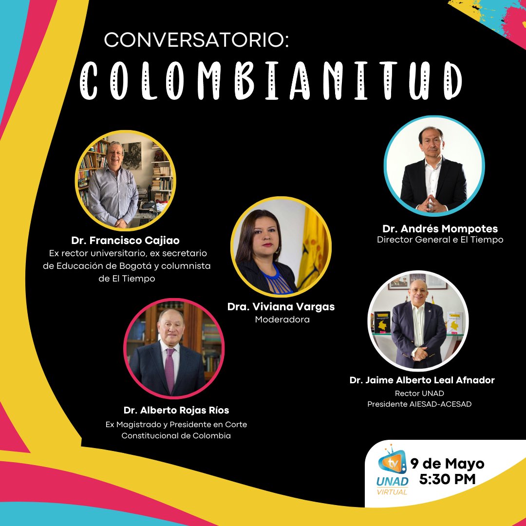 ¡No te pierdas el lanzamiento del nuevo libro 'Colombianitud' del Rector @JaimeLeal_! Esta obra nos ofrece una perspectiva sobre cómo un sistema educativo innovador puede ser clave para forjar una visión colectiva de una Colombia próspera y en paz. youtube.com/live/O2pWnxiL6…
