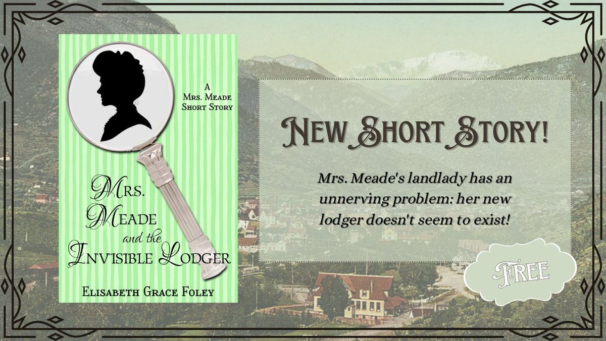 'Mrs. Meade and the Invisible Lodger' has reached 50 ratings on Amazon! ⭐️⭐️⭐️⭐️

Download this #free short story at your ebook store of choice for a quick taste of the #MrsMeadeMysteries series: books2read.com/u/b6J29Z #historicalmystery #cozymystery #cozymysteries