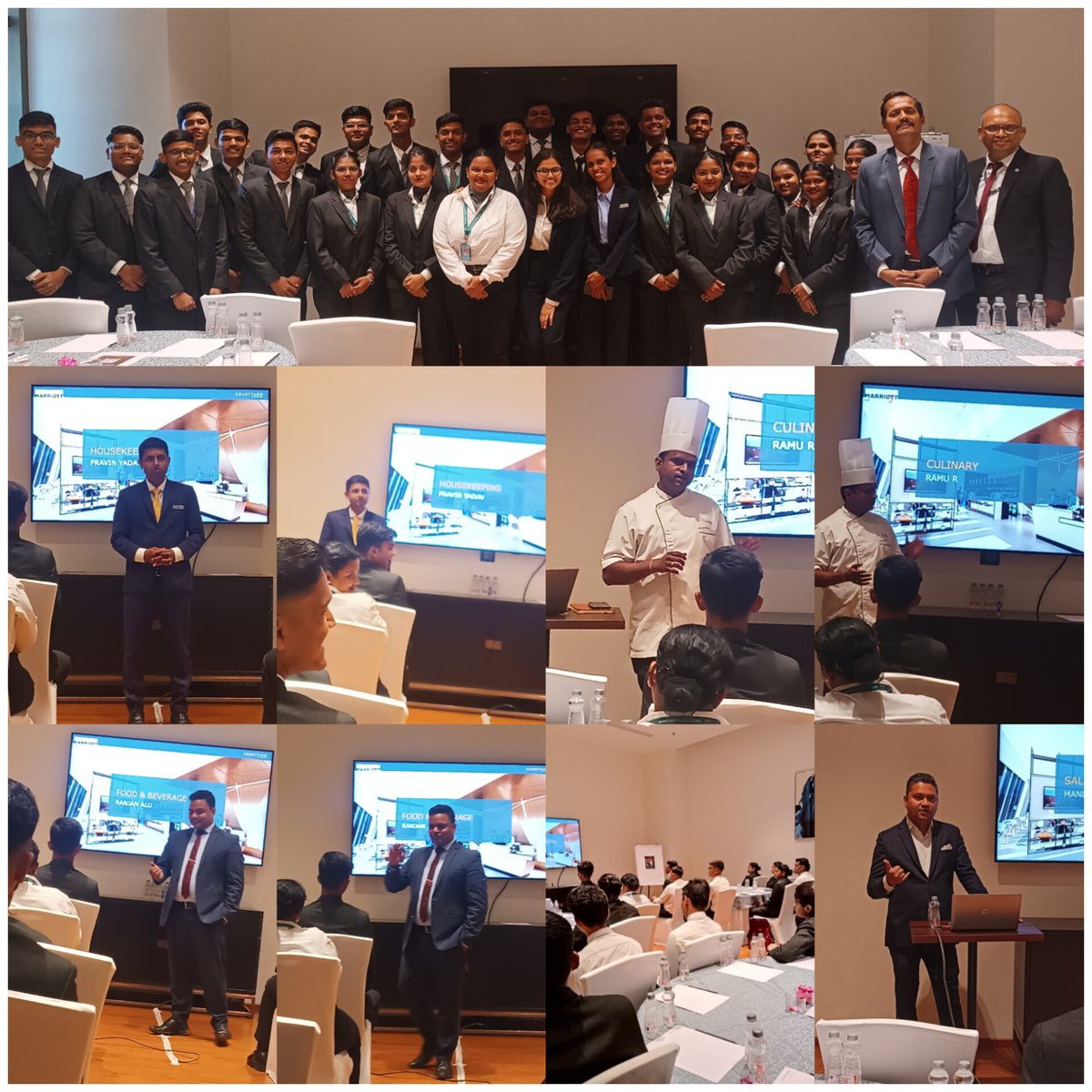 9 May 2024 Career Guidance given to our Students by the Marriott Team of Courtyard Marriott, Nerul