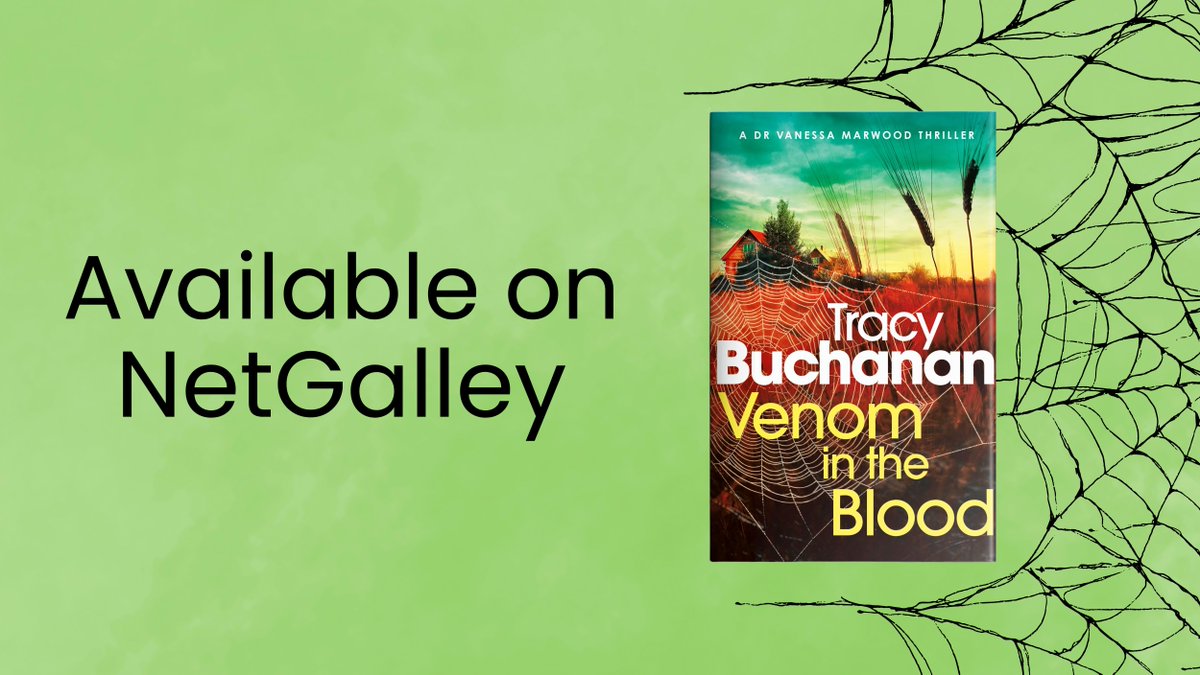 If you're looking for a crime series with a venomous twist 'Venom in the Blood' by @TracyBuchanan is available to request on NetGalley! loom.ly/YObzXMU