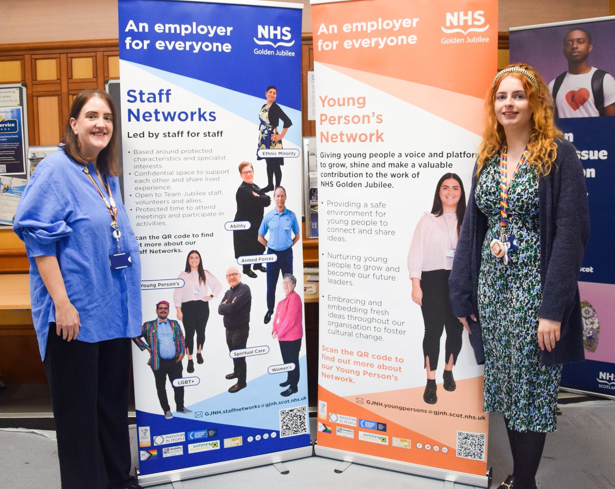 Rachael and Simone from our HR team were out in the Hospital raising awareness of our Staff Network for Young People today, highlighting that diversity, equity and inclusion isn't for just one group, it's for everyone at #TeamJubilee
#StaffNetworksDay