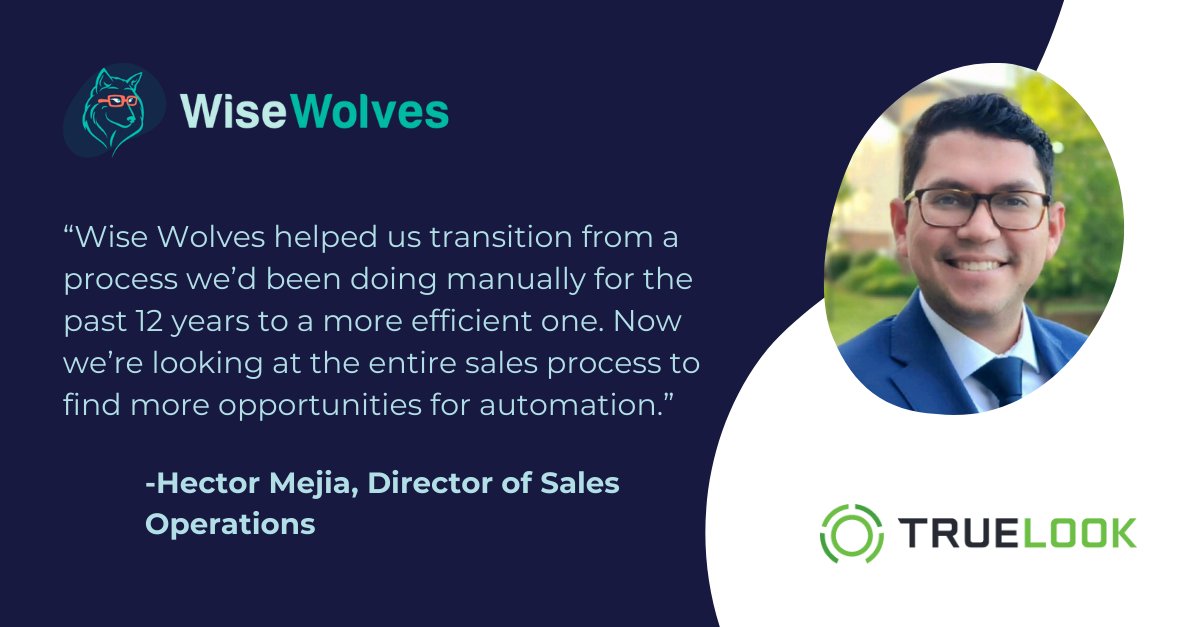 wisewolves_sf's tweet image. 🌟 Exciting feedback from Hector Mejia at @TrueLook ! His experience underscores our dedication to innovation in transforming sales operations. Thanks to TrueLook for trusting #WiseWolves to enhance efficiency and performance.

🔗 Read more: wisewolves.com/truelook-story