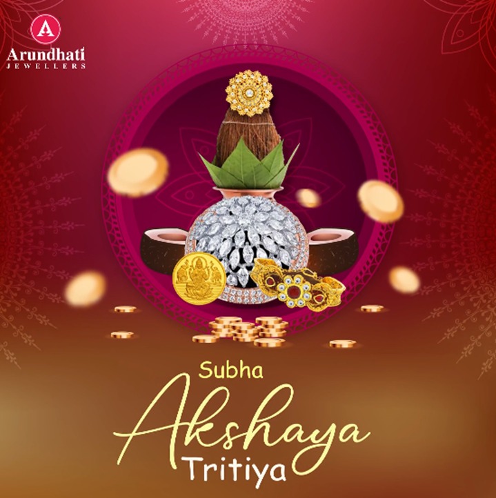 Embrace the blessings of prosperity with a shagun. Strengthen your relationships with a thoughtful gift and a promise. Celebrate with joy and bring home moments that shine brightly. Wishing you a happy Akshaya Tritiya! 

#akashayatritiya2024 #akashayatritiya #arundhatijewellers