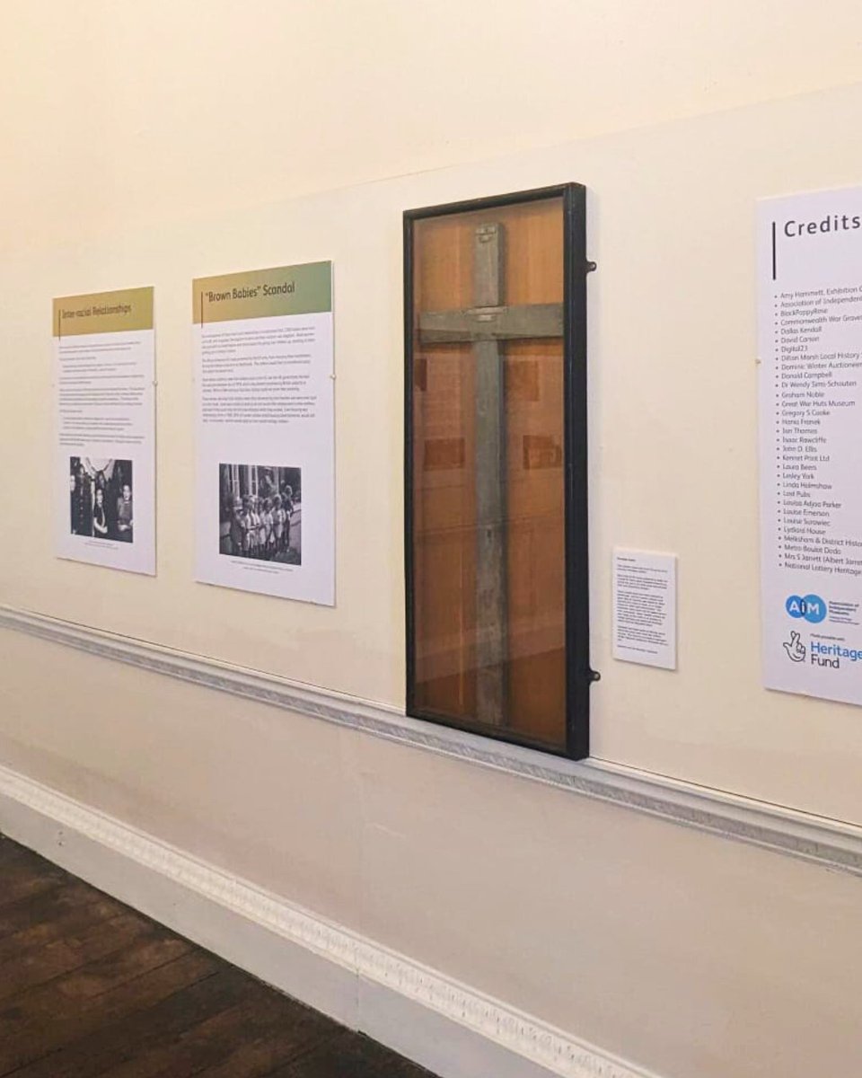 A glimpse of 'Lest We Forget: The Black Contribution to the World Wars in Wiltshire'. View Wednesday - Sunday, 11am- 4pm, free with admission. #swindonhistory #museumhour #museumathome #swindonmuseums #wiltshire #wiltshirehistory #swindon #lydiardpark #lydiardhousemuseum