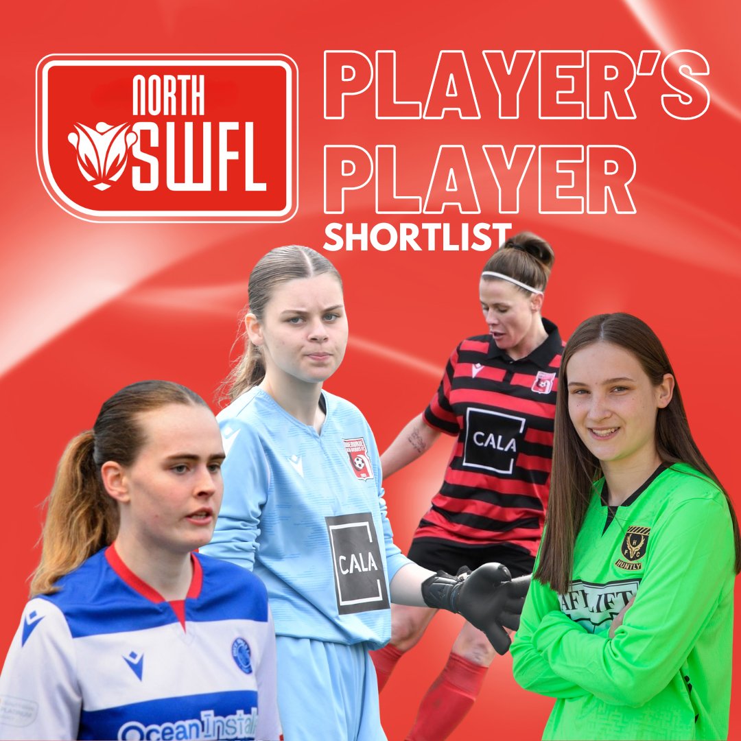 PLAYER'S PLAYER: SWFL NORTH Players are voting now to choose their Player's Player of the Season in SWFL North! Shortlist: Dyce’s Mairi Whittingham Huntly's Summer Simson Lynne Robertson and Lily Graham of Inverurie Locos #BeTheDifference