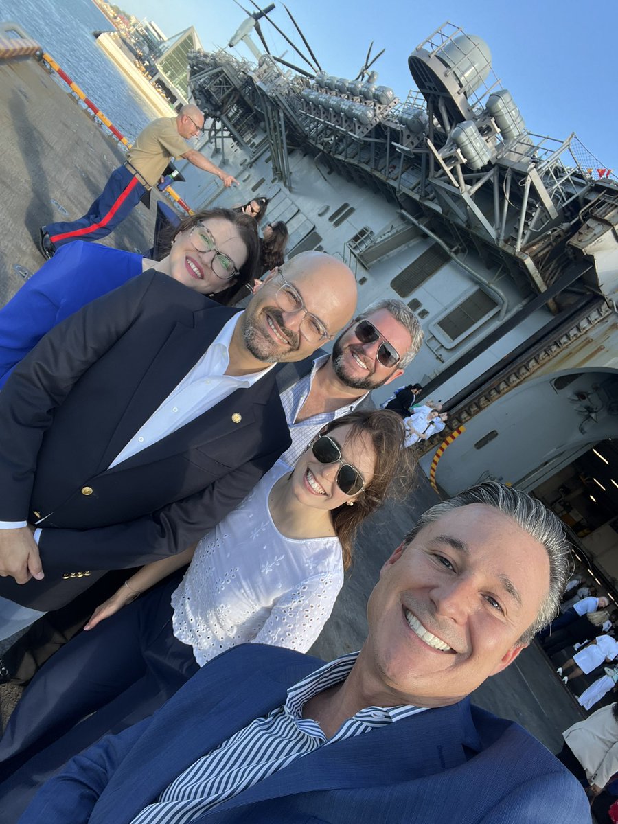 It was truly an honor to meet the Secratary of the Navy at @fleetweekmiami . Thank you for the announcement of the next nuclear sub #USSMiami. It’s was an incredible experience to witness the power and sophistication of these naval vessels and show support for our armed forces.