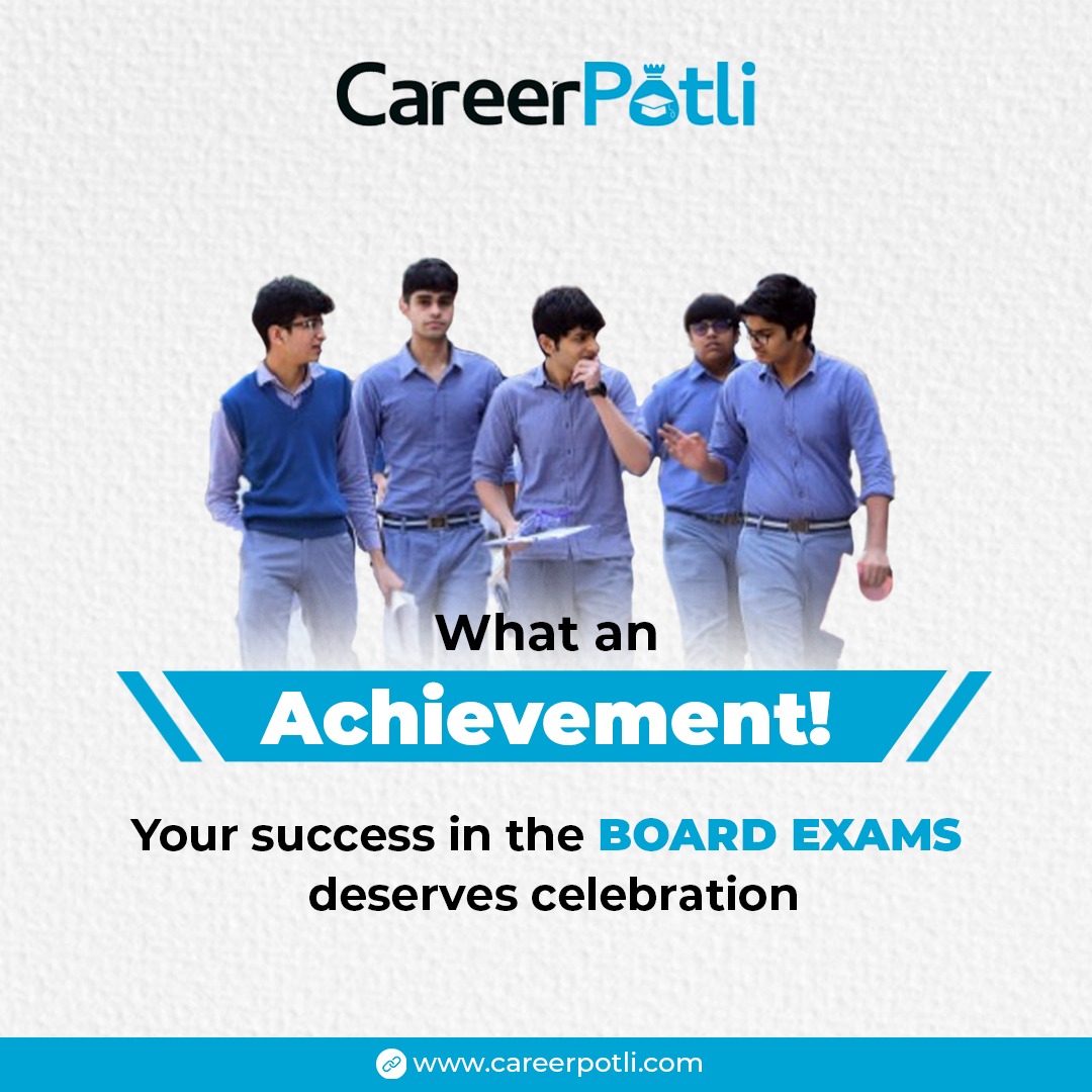 careerpotli's tweet photo. What an incredible achievement! Your hard work and dedication have truly paid off in the board exams. CareerPotli raises a toast to your success and the bright future that lies ahead! 

Congratulations on this remarkable milestone! 

#careerpotli #12thboards #cgboards https://t.co/jJxYVAV0Q8