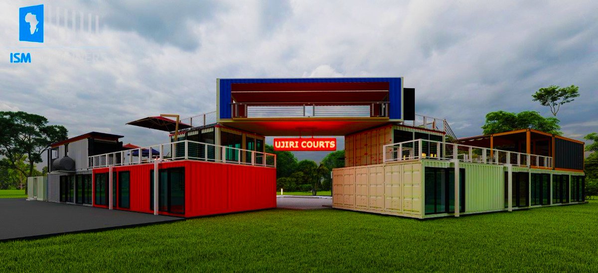 ISMContainers's tweet photo. ISM containers, a leader in repurposed shipping container construction, is proud to announce the development of Zaria Court, a groundbreaking project redefining the retail experience within Kigali. https://t.co/M0vyVXgoSc