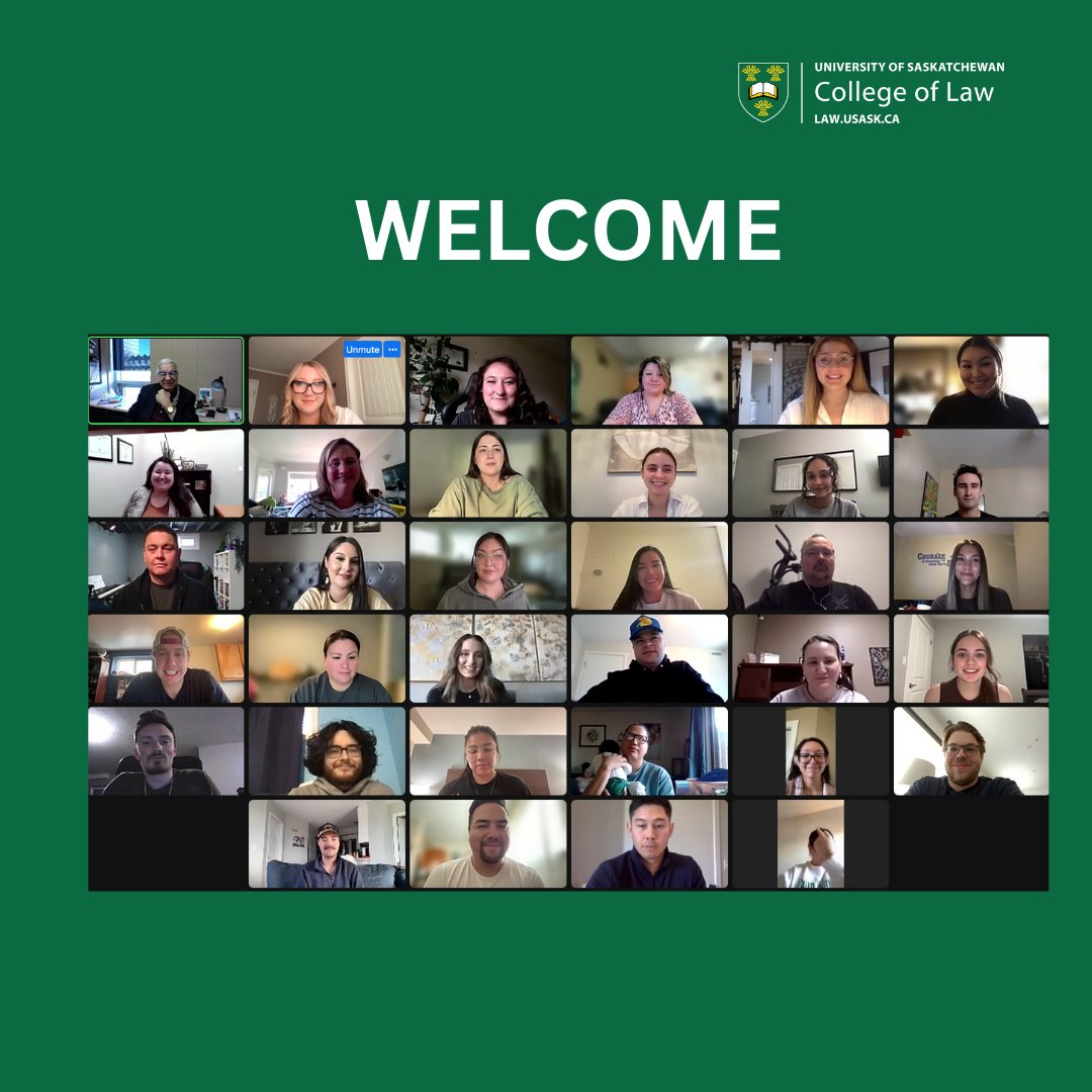 Welcome to the Indigenous students studying Property at Usask this spring and summer before entering their first year in law school in September at over seven institutions across Canada.