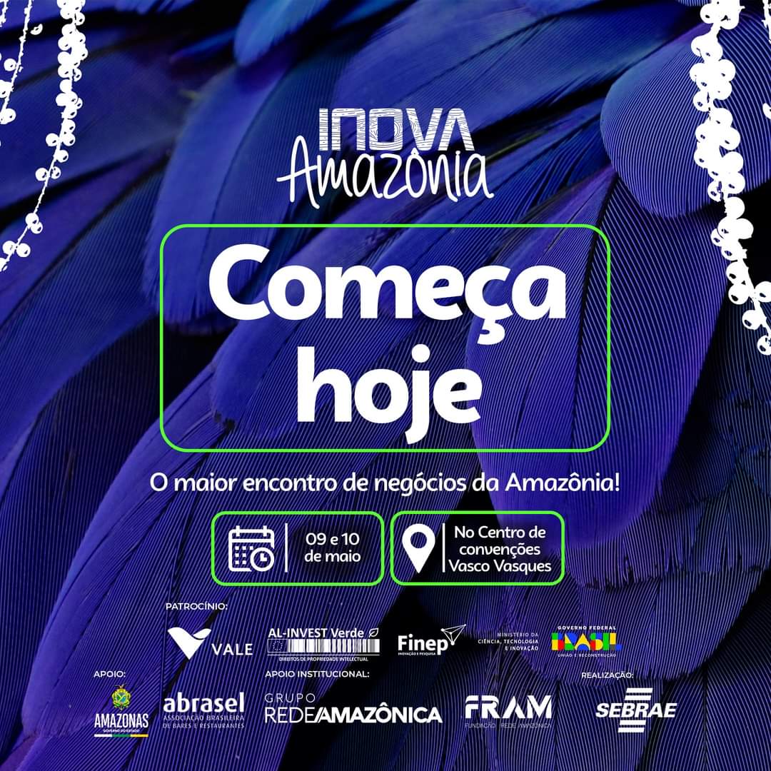 A #ALINVESTVerdeDPI está na INOVA Amazônia! Ainda pode se inscrever para acompanhar nosso programa de amanhã online: 📅 10 de maio/mayo/may 🕧 8:45h 🇵🇾🇨🇱 9:45h 🇦🇷🇧🇷🇺🇾 15:45h 🇪🇺 📍 Manaus ou on-line Interpretación al 🇪🇸/ Interpretation into 🇬🇧 👉forms.office.com/e/SuGcGKUjRs