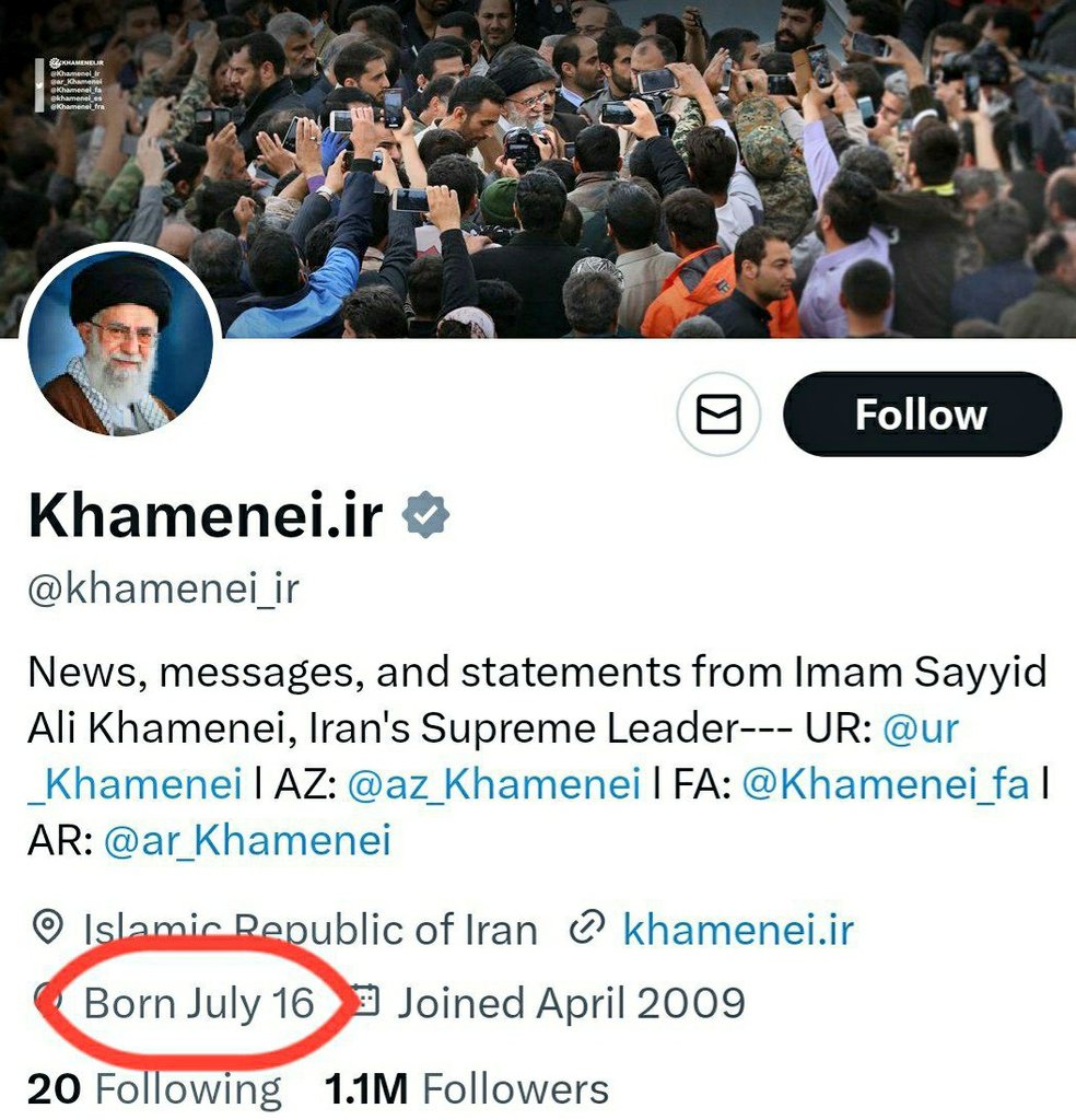 @khamenei_ir آقای خامنه ای بازم کادو می خواهی برای تولدت 🙃🎁 @SamanthaIrani 🔭 #MahsaAmini🦄