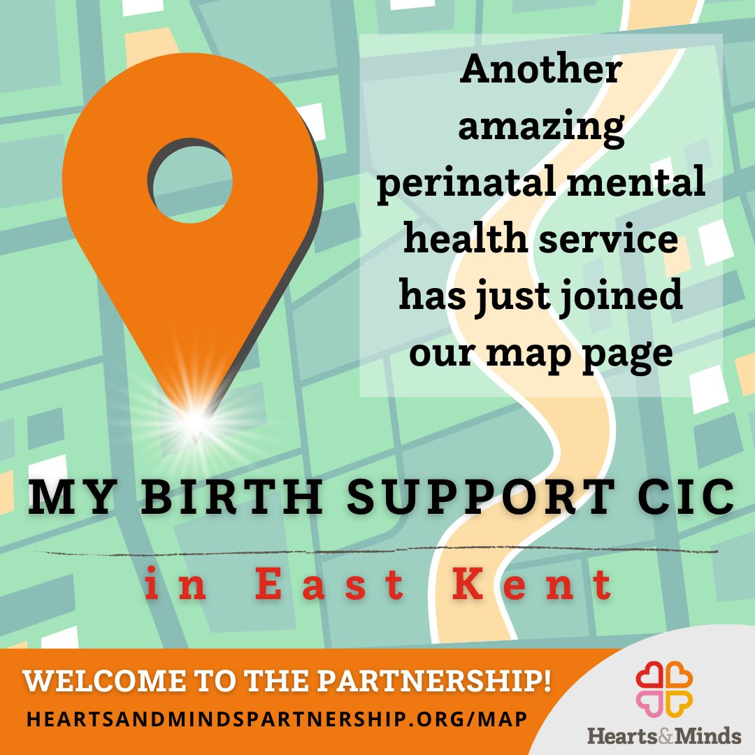 Wishing a warm welcome to My Birth Support CIC, who have just joined our England-wide digital map of #grassroots #perinatalmentalhealth services. If you run a similar service and would like to know how to be featured (it's FREE!), just visit: heartsandmindspartnership.org/vcse/join-us