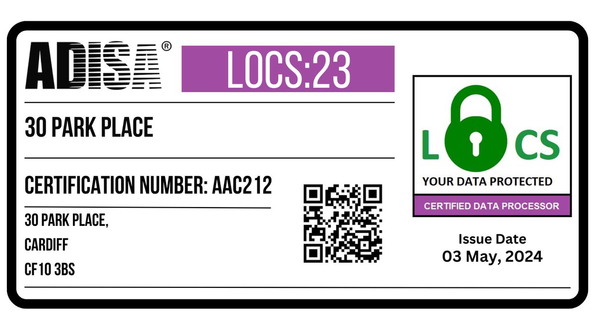 ThirtyPP's tweet photo. 30 Park Place has achieved a ground-breaking milestone by becoming the first legal service provider to gain LOCS:23 (Legal Services Operational Privacy Certification Scheme) certification.
https://t.co/Xm4L66a5eY https://t.co/UFwKxmnS9f