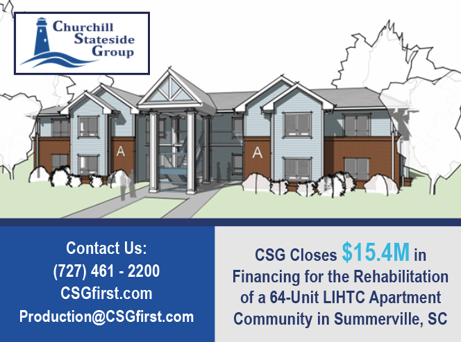 CSGfirst's tweet image. CSG is Pleased to Announce the Closing of Azalea Park Apartments, including a $10.6M Construction Loan and a $4.85M Forward Permanent Loan, in Summerville, South Carolina.
Read more - hubs.la/Q02wGMh70
#AffordableHousing #CommunityDevelopment #LIHTC #Construction