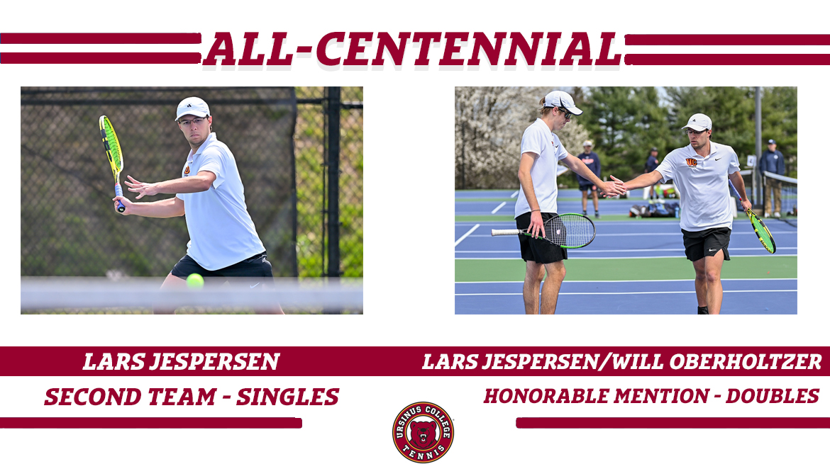 Lars Jespersen and Will Oberholtzer Earned All-Centennial Men's Tennis Honors #UpTheBears ursinusathletics.com/news/2024/5/9/…