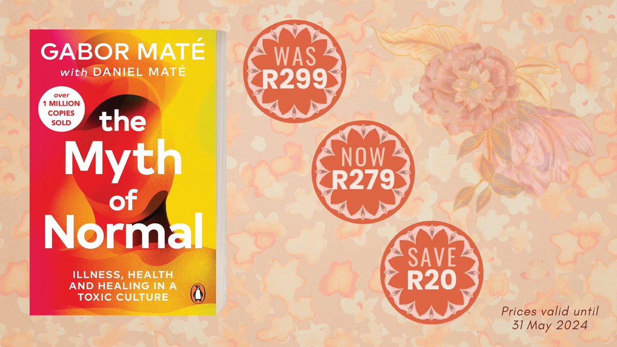 We tend to believe that normality equals health. Yet what is the norm in the Western world? @PenguinBooksSA @DrGaborMate