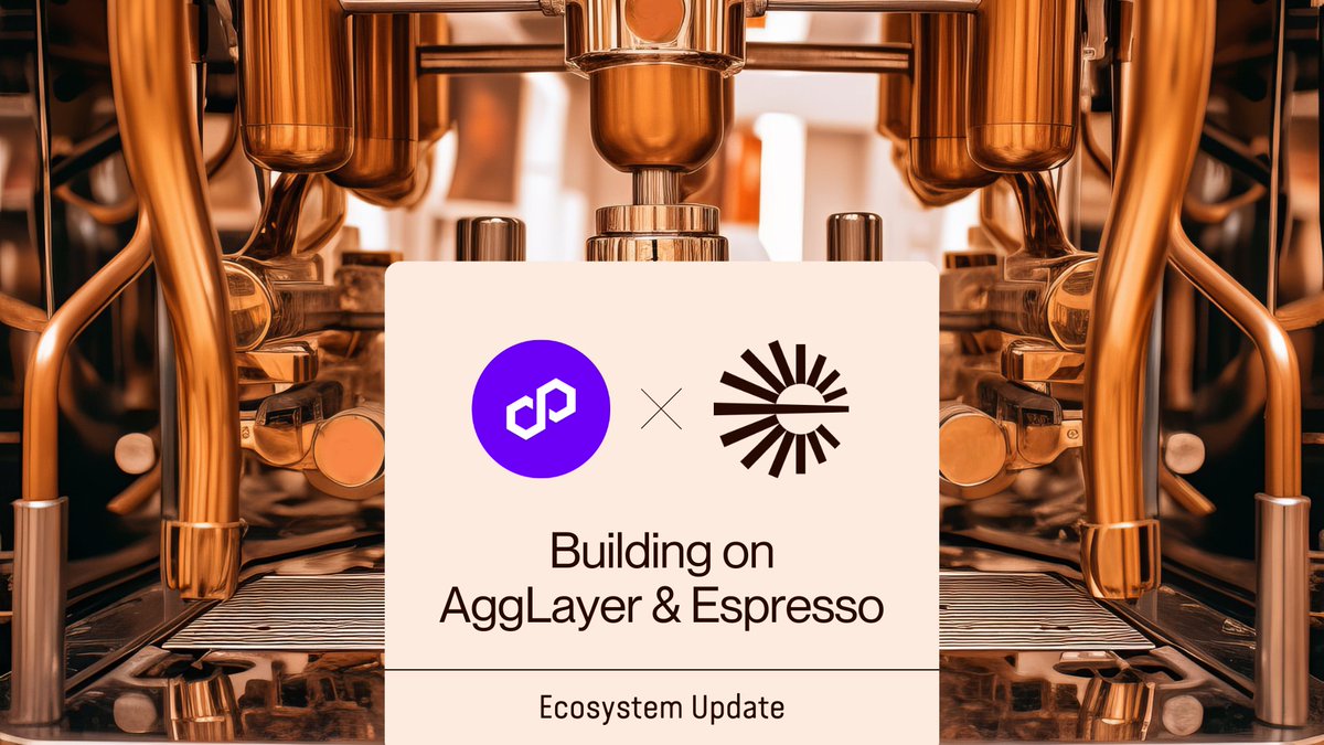 Espresso 🤝 AggLayer @0xPolygon Labs and Espresso Systems are working to solve the biggest challenge facing Ethereum rollups and L2s: Interoperability.
