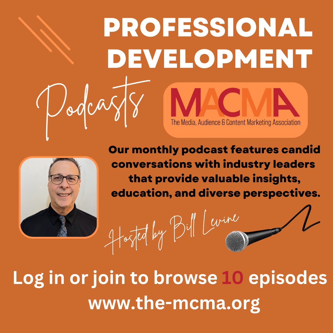 🎧 Elevate your industry knowledge with podcasts! 🚀 As professionals, continuous learning is key to staying ahead.  🎙️ Tune in and level up your expertise! 
the-mcma.org
#ProfessionalDevelopment#ContinuousLearning#WhereTheConversationHappens#LearnFromTheBest