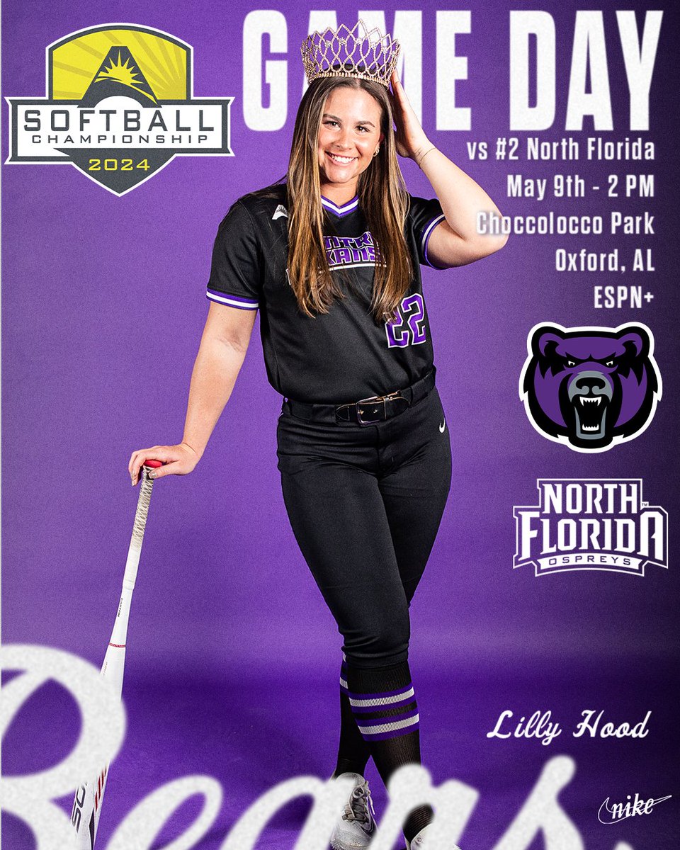 We've changed game times again, we have a rescheduled first pitch of 2 PM! 🆚- North Florida 📍- Choccolocco Park 📺- tinyurl.com/4rpf6cyv 📊- tinyurl.com/bdcn8jta #BearClawsUp
