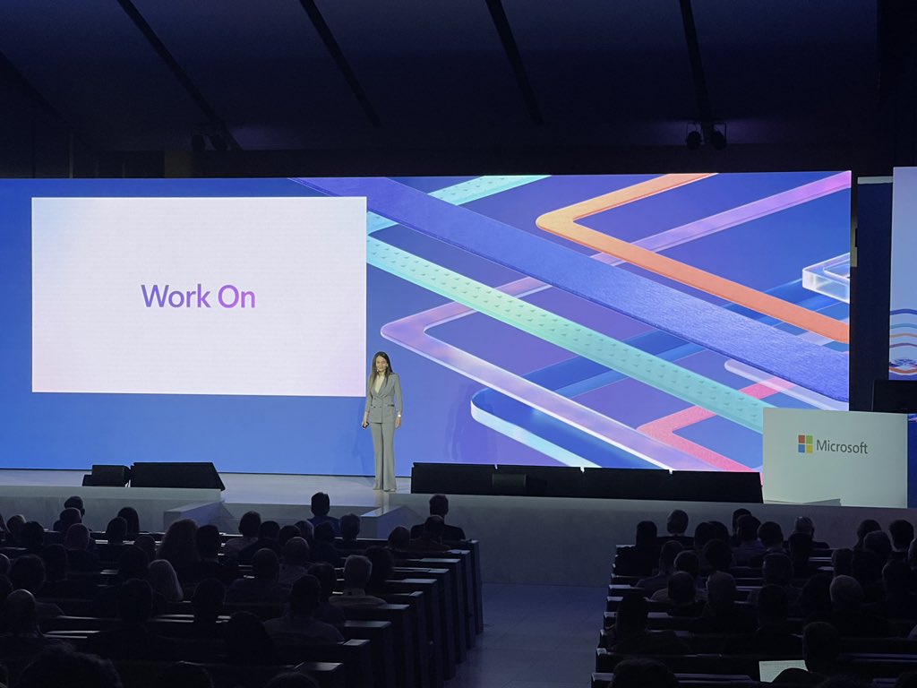 L’AI non è solo uno strumento per il lavoro, ma è una nuova dimensione che Microsoft ha interpretato attraverso Copilot per essere più produttivi nelle attività che contano. Ne parla Martina Pietrobon, Go To Market Lead Modern Work, Microsoft. #MicrosoftEnvisionAIConnection