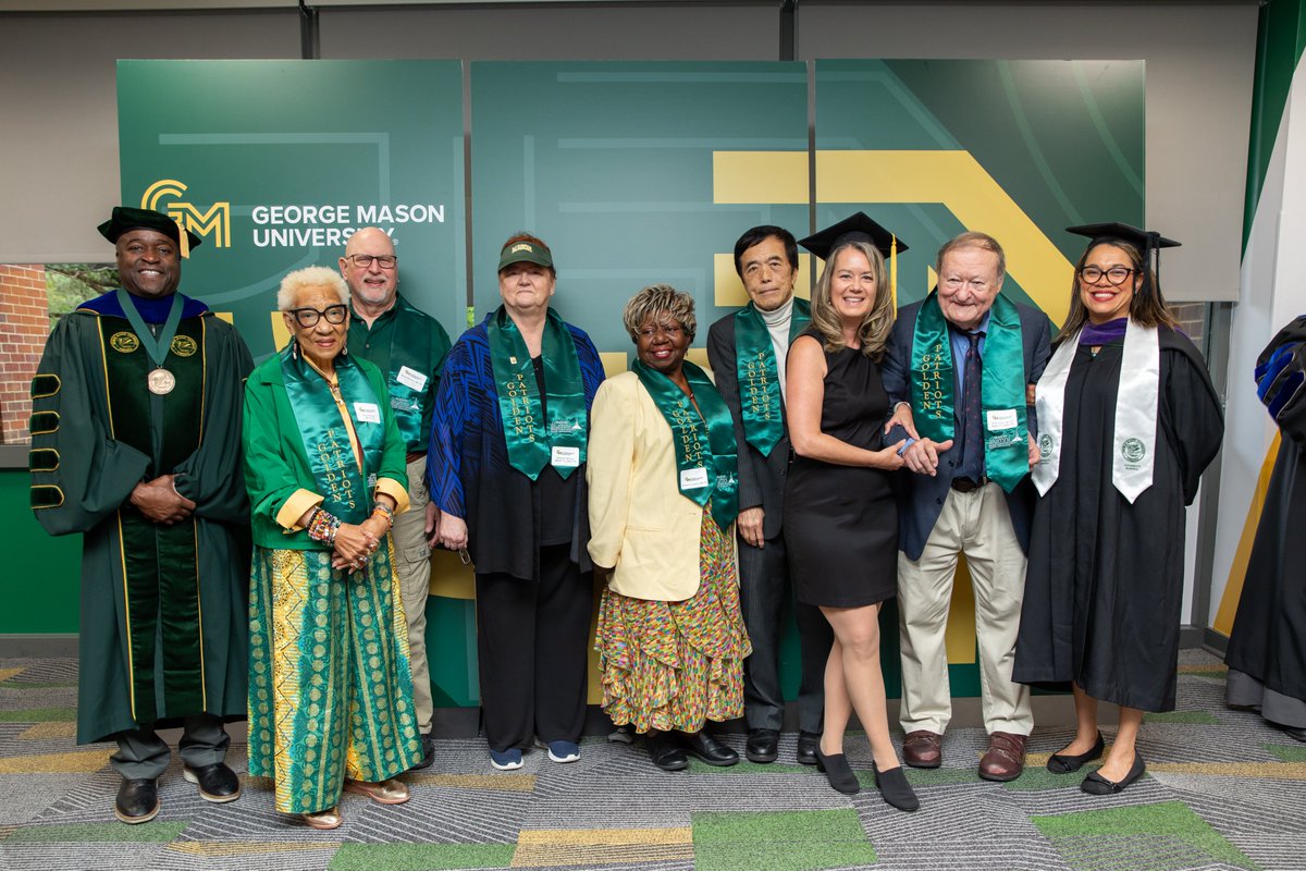 Honored and proud to celebrate our GOLDEN PATRIOTS - @MasonAlumni who graduated 50+ years ago! #MasonAlumni #MasonNation #MasonGrad 

📷: OUB