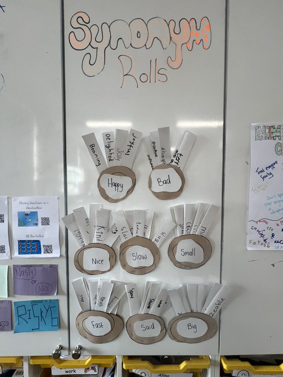 P4 created synonym rolls to help spice up our writing ✍️ 

#article13 #article29