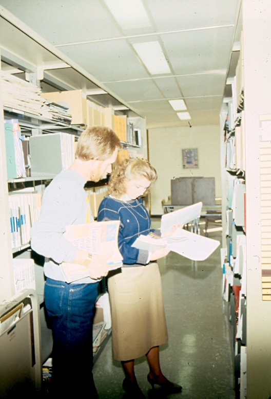 Talk about a #ThrowbackThursday! We stumbled upon some photos from our archives of the library back when it was in Rentschler Hall! We made the move to Schwarm Hall in the 90s. #TBT #OldSchool #LibraryLife