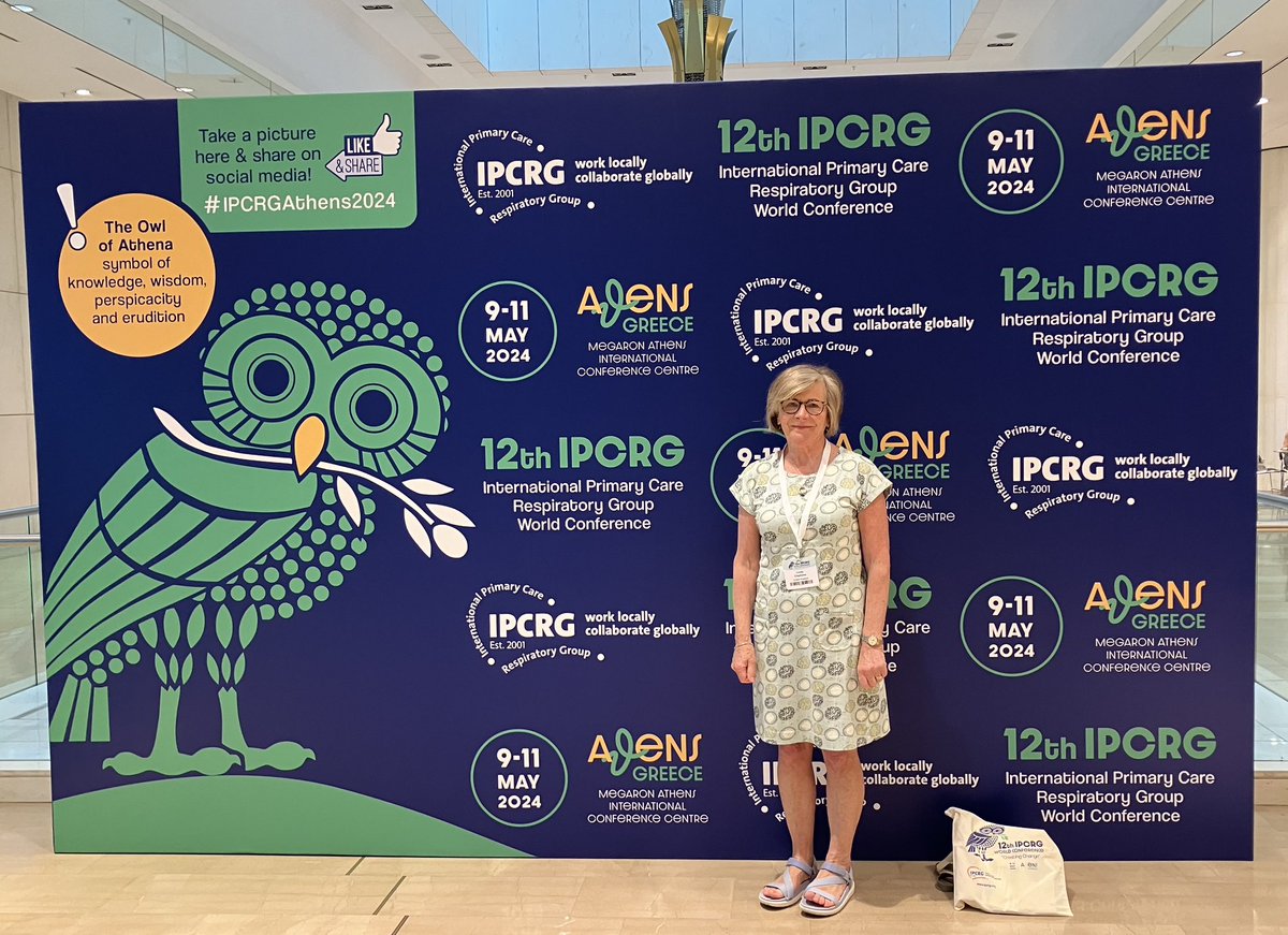 Our wonderful participant Linda is sharing her experience of #chroniccough at #IPCRGAthens2024 She’ll also be handing out some cards with a link to our audio experience #OneinTen letstalkaboutcough.net/one-in-ten/vid… Spend 30 min listening and it will transform your understanding of cough!