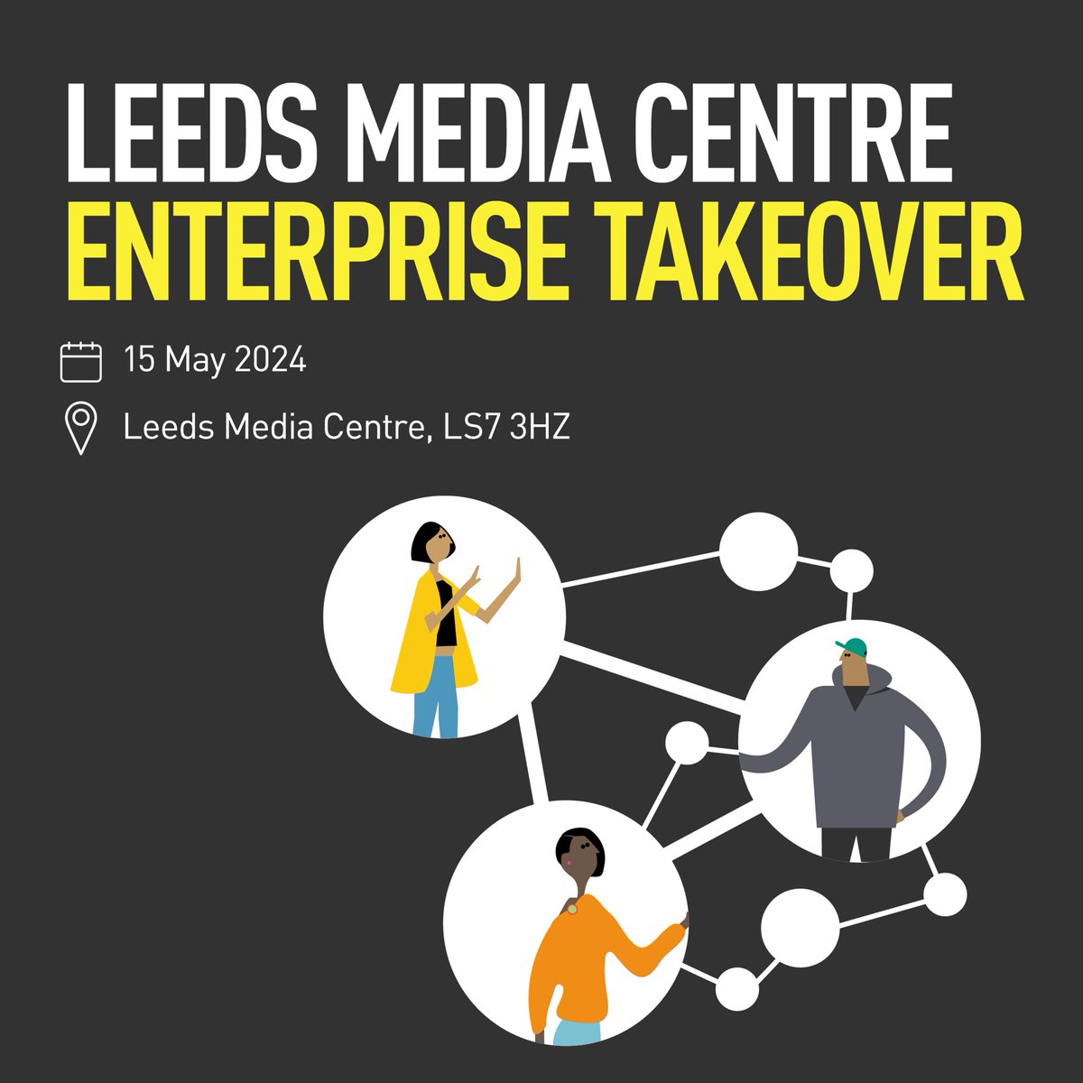Less than a week to go until the Leeds Media Centre Enterprise Takeover!

Growing a business in Leeds?  

🔓Access resources &amp; expert advice 
🤝Network with local businesses

15th May, Leeds Media Centre - book your FREE place - eventbrite.co.uk/e/leeds-media-…

#BusinessSupport