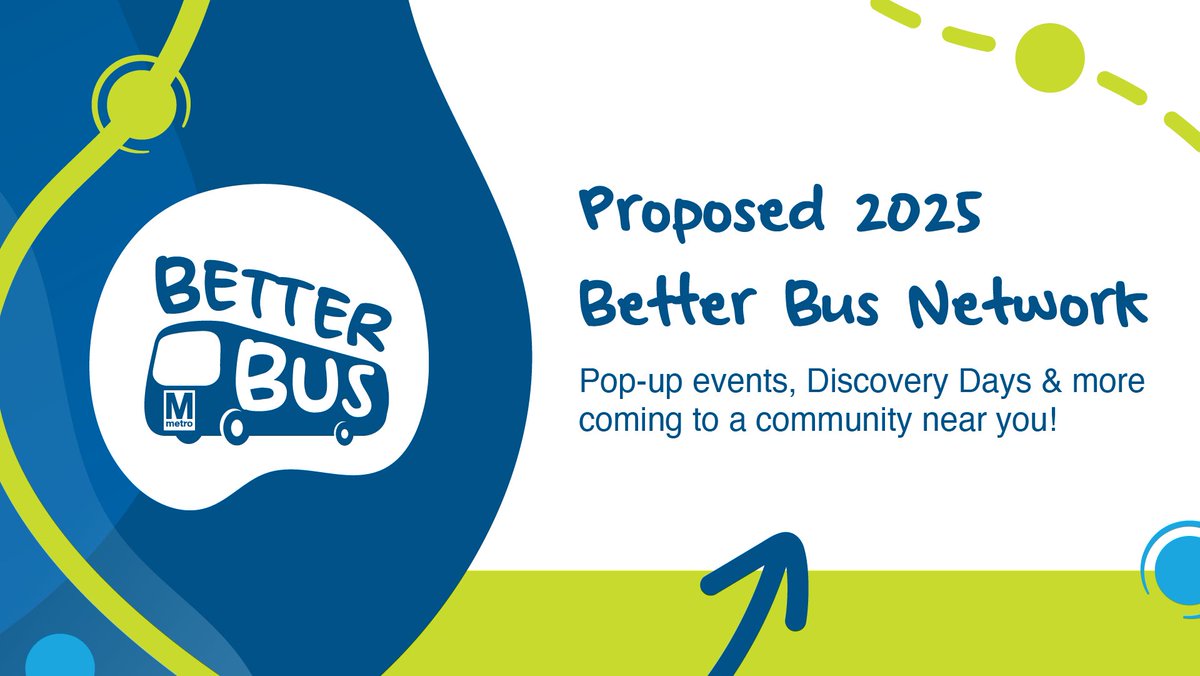 Be a Better Bus Hero! Pop-up events, Discovery Days & more coming to a community near you 5/13-7/15. Learn about the Proposed 2025 Better Bus Network: wmata.com/about/news/You… #wmata
