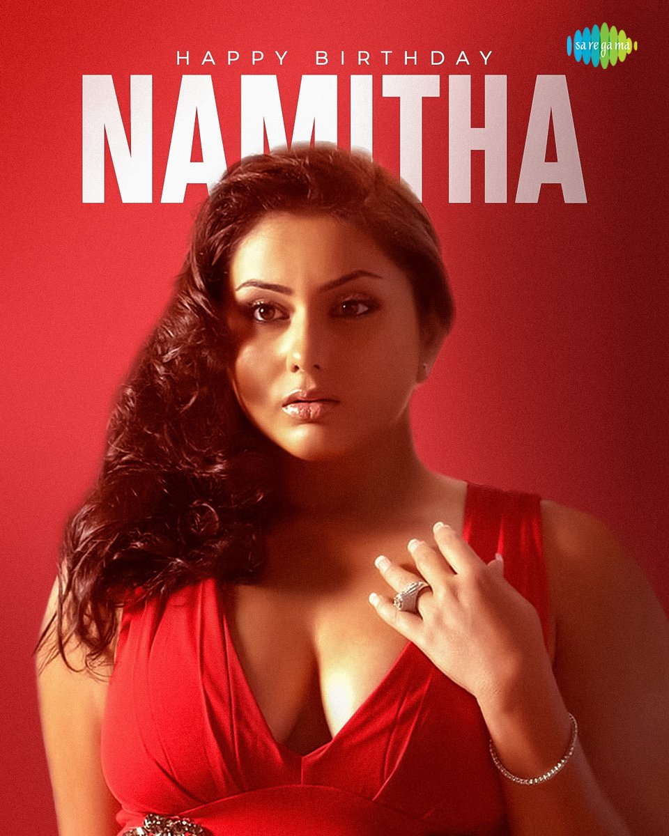 Happiest Birthday Wishes To The Dazzling Actress @inamitha ❤️ #HBDNamitha #HappyBirthdayNamitha