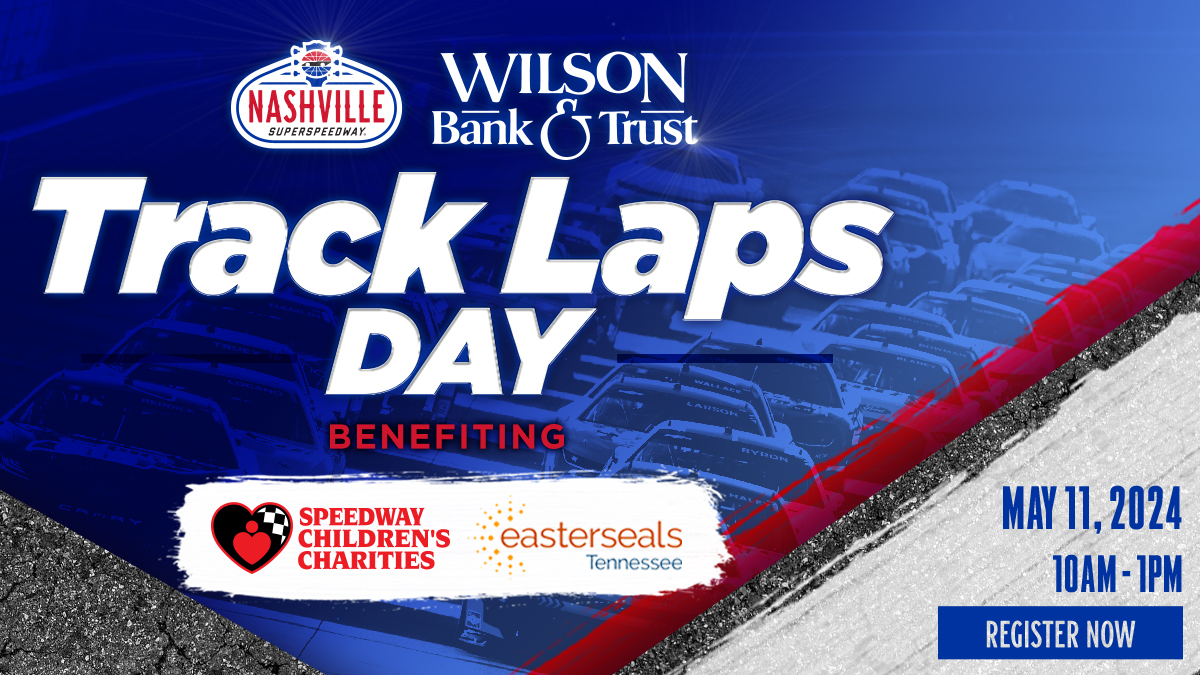 There's still time to sign up for our annual @Wilson_Bank Track Laps day happening this Saturday! 🚗 All proceeds will go to support two amazing charities: @SCCNational, supporting children in need in Middle Tennessee and @eastersealshq supporting those with special needs and…