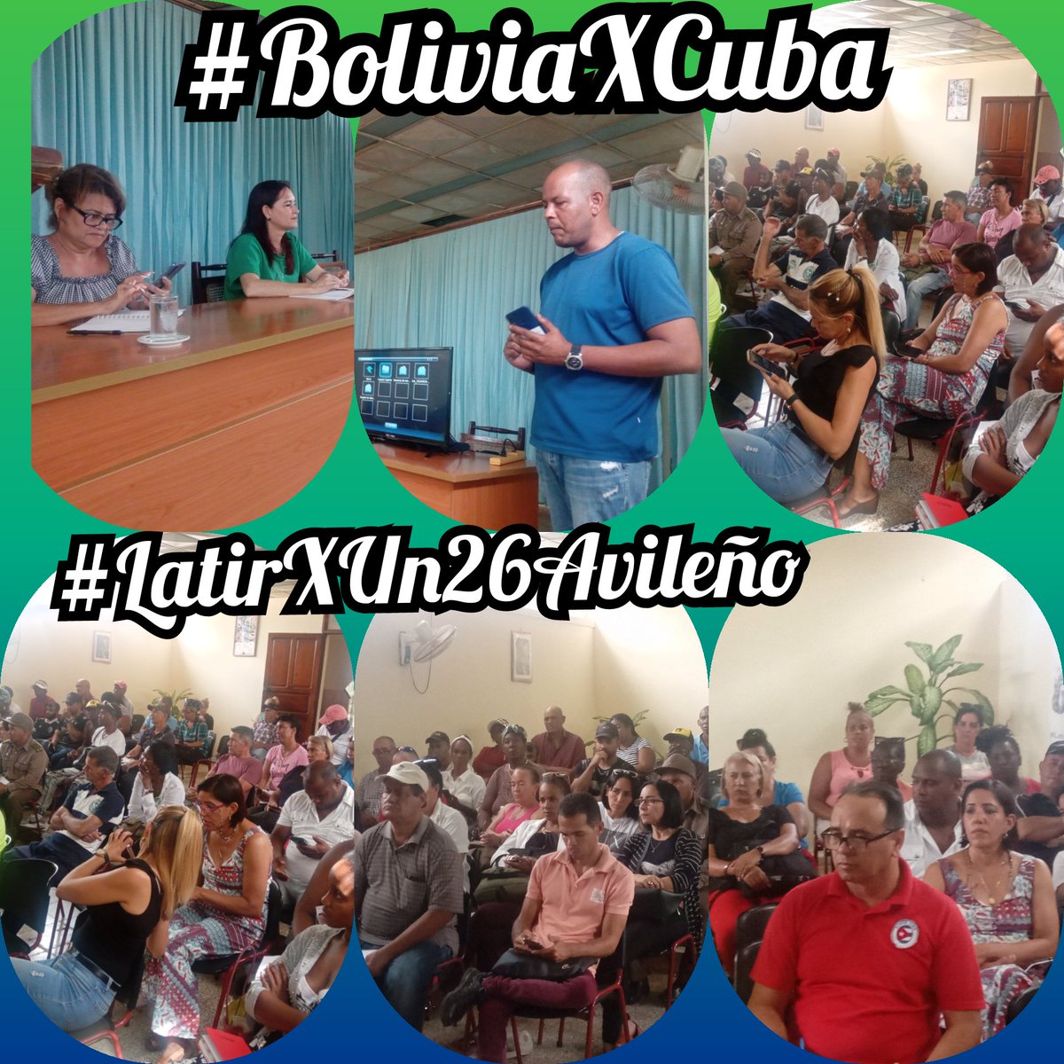 Participamos en el Municipio Bolivia en la preparación sobre las redes públicas y digitales con @NoemiMilianRos1 y @TelegrafistaC. Presidió este encuentro @OmarGarcaO51127 #BoliviaXCuba #LatirXUn26Avileño #Cuba