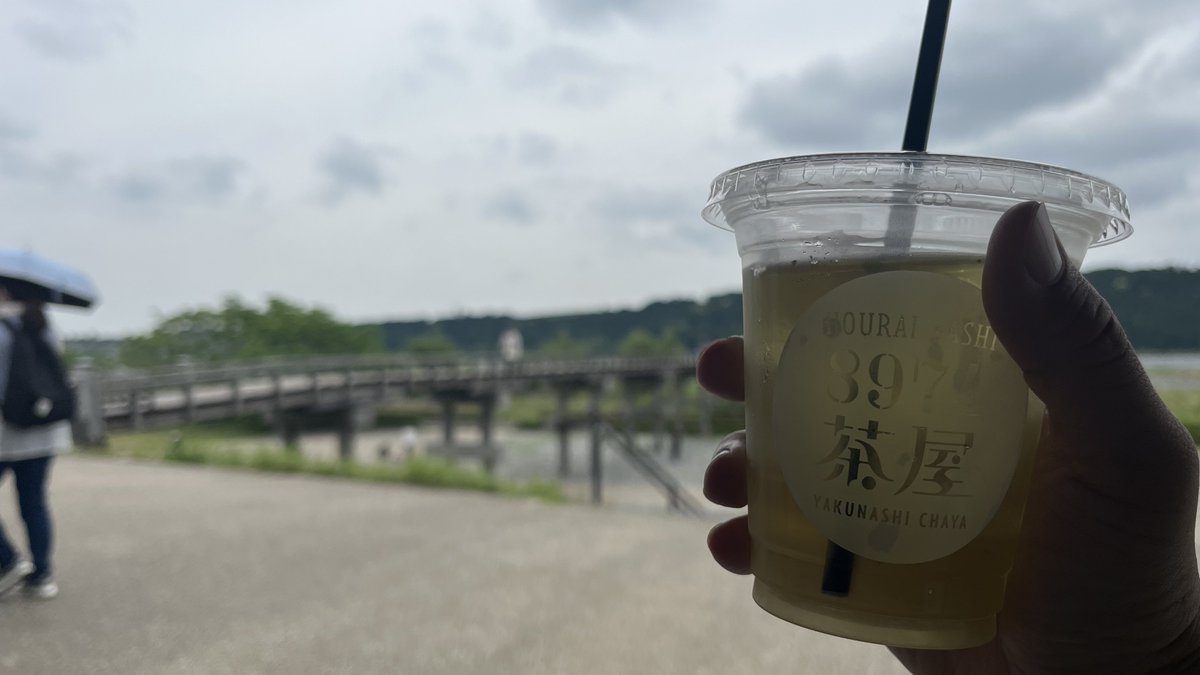 蓬莱橋で飲む緑茶、マジで良いんすよ #ゆるキャン