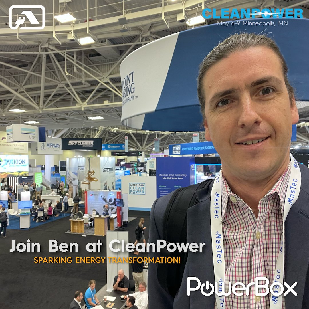 Meet Benoit White, our Dir. of Business Development, at CleanPower in Minneapolis! He's showcasing Adon Renewables and our PowerBox Energy Storage Solutions for your microgrid needs. Schedule a meeting with him here: zurl.co/c6v8 

#CLEANPOWER24