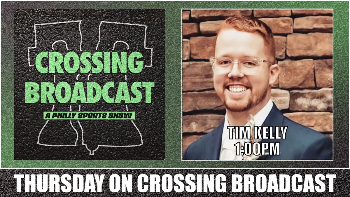 Crossing Broadcast - 1 p.m. today with @Kevin_Kinkead, @AntSanPhilly, and @TimKellySports - identifying legitimate Phillies concerns vs. fake concerns - Sixers offseason, Knicks/Pacers series and NBA officiating - Flyers draft outlook - something Eagles