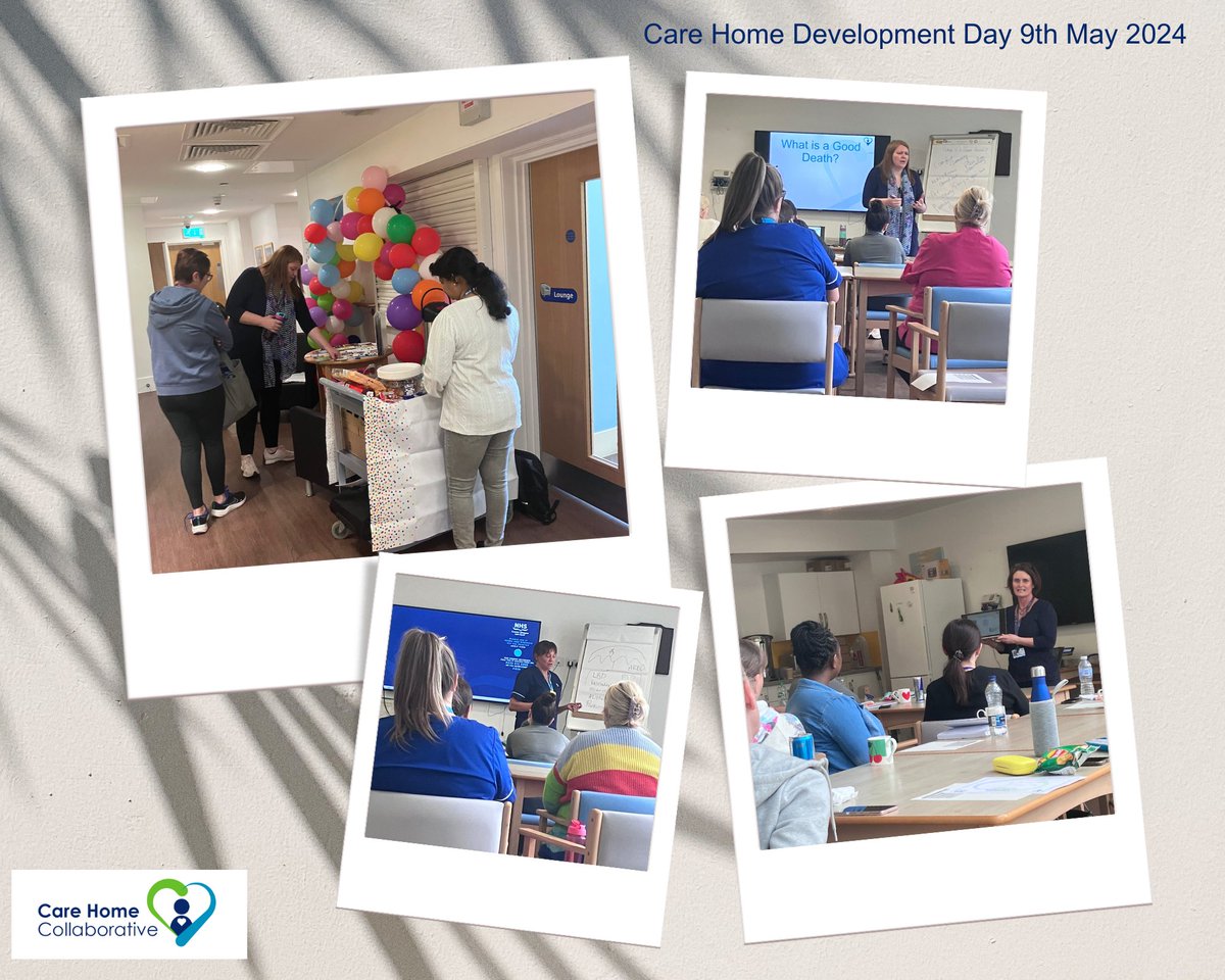 Thanks to Crosslet Care Home @wdhscp for hosting the development session for #carehome staff. What a great group of passionate and caring people. Sharing knowledge and skills and all things #PalliativeCare #DDW2024 @heather_tonner