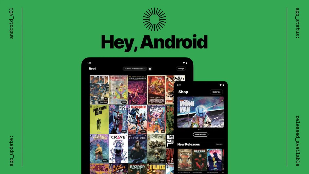 If you have an Android phone or tablet, you now have a dazzling new app to read most of your favorite comics: Omnibus, which launches on Android today. Find out all the details: thepopverse.com/omnibus-androi…