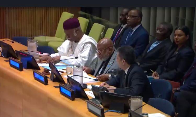 H.E. Mr. Philémon Yang, 🇨🇲Africa’s candidate for @UN_PGA, presented his vision for #UNGA79 🇺🇳: “Unity in diversity, for advancement of peace, sustainable development & human dignity for everyone everywhere.” 🇧🇪 extends its full support & looks forward to a close cooperation.