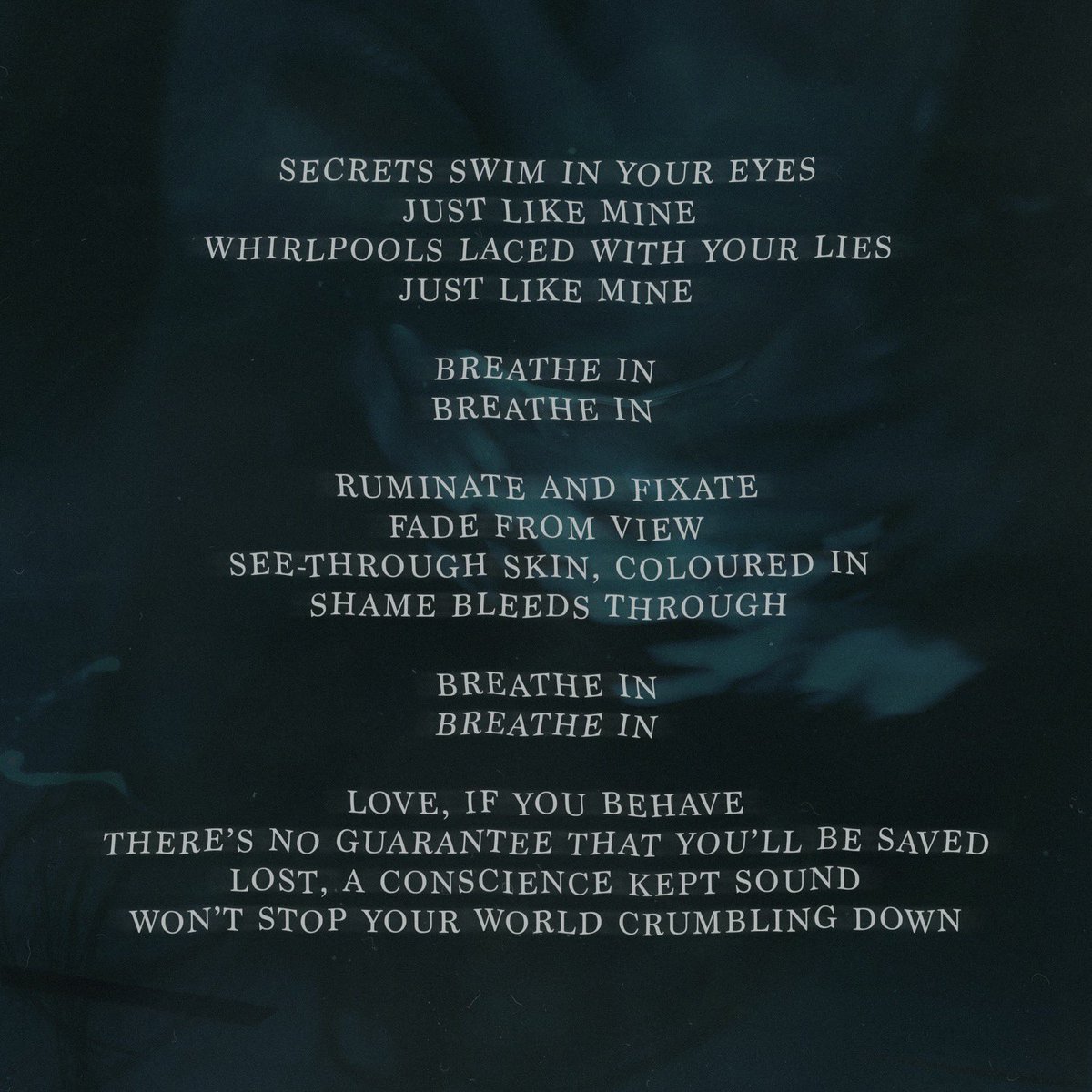 Hope you’re enjoying the new single, be sure to keep streaming Breathe In. Link in - ffm.to/-breathe-in 🔗 🖤