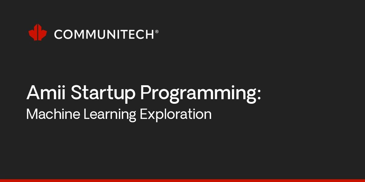 .@Communitech in partnership with @AmiiThinks is offering a 5-week virtual workshop series to gain a foundational understanding of Machine Learning (ML) concepts & capabilities. Start date: May 28, 2024. Learn more and register here: bit.ly/3JNCHpF