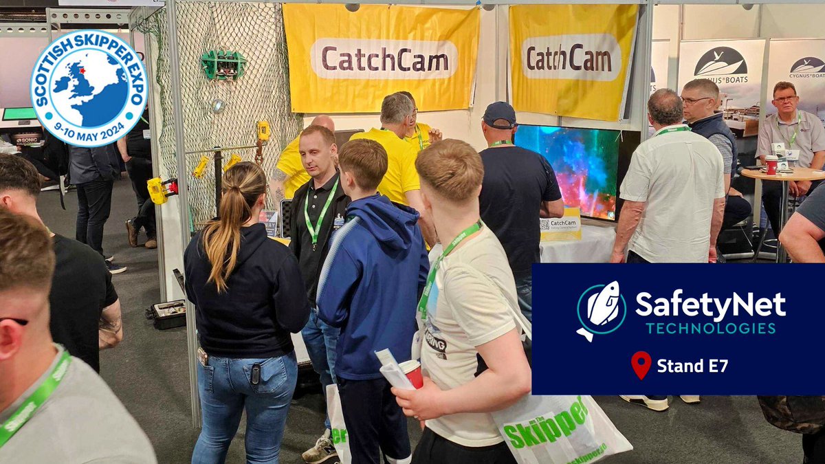 Great day at the @SkipperExpo in #Aberdeen so far! Visit 📍Stand E7 to find out how underwater cameras can help optimise your #fishing operations and increase catch. See you there! @SkipperEditor #CommercialFishing
