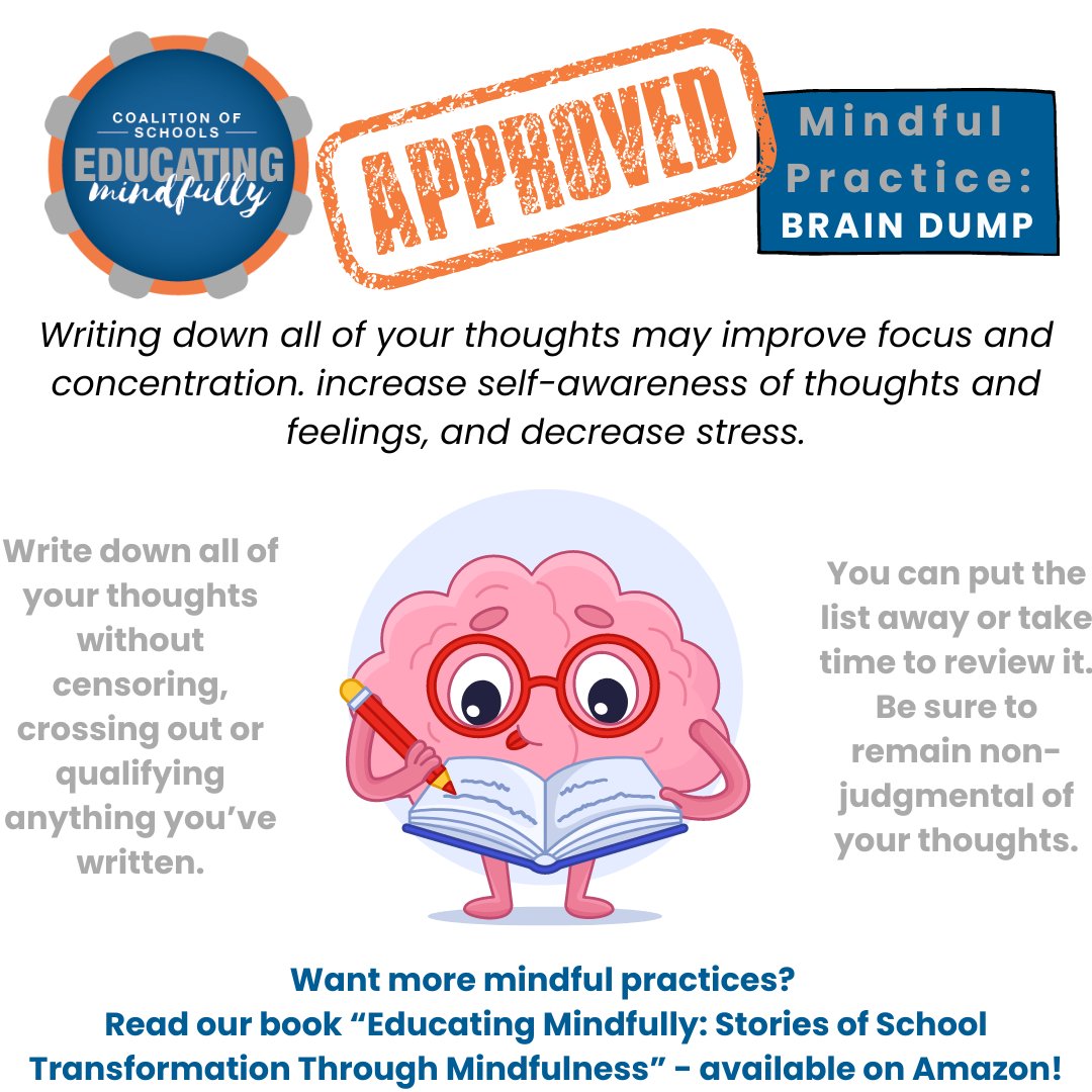 What's a thought you have become more aware of recently? Let us know below 🧠 Learn more here: educatingmindfully.org/book #Mindfulness #MindfulnessInEducation #MindfulPractices #MindfulnessBasedSEL #MBSEL #SEL #MindfulEducators #MindfulTeachers #MindfulStudents #EdMindfully