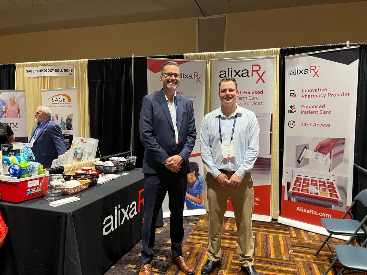 Thanks for stopping by our booth at LeadingAge PA to meet Howard Boothe and Mike Gross! If we didn't get a chance to meet you, contact us for more information: alixarx.com/contact-us/

#LeadinhAgePA #AlixaRx #PharmacyServices