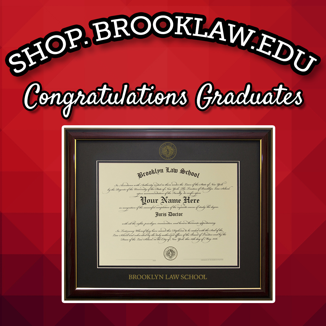 🎉 🎓 Congratulations Graduates 🎓 🎉 SHOP.BROOKLAW.EDU