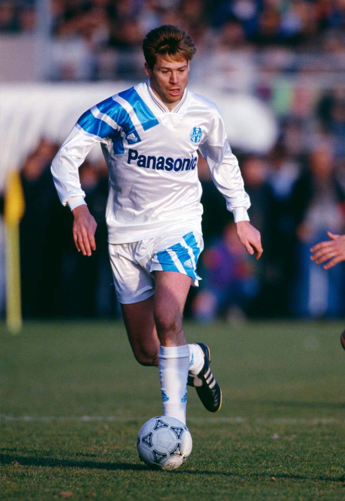 Chris Waddle @ Marseille 91/92 The player, the kit, the ball, the boots
