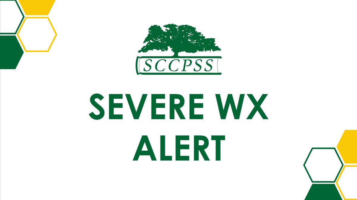 Due to severe weather threats to our area, SCCPSS will operate on an early release day today and students will be dismissed early. All afterschool activities are canceled. Learn more ➡ sccpss.com/news/news-land…